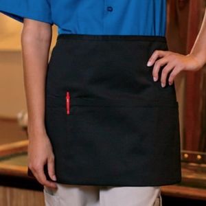 Server Apron  3 Pocket Black (2)